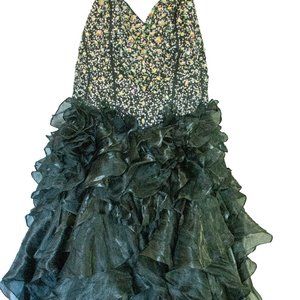 Wink Strapless Rhinestone Corset Formal Dress
